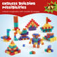 🧲🧱 Set di mattoncini magnetici da costruzione per bambini 👶✨