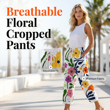 ⭐ Oltre 5.000 recensioni positive! Pantaloncini casual da donna con stampa floreale