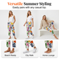 ⭐ Oltre 5.000 recensioni positive! Pantaloncini casual da donna con stampa floreale