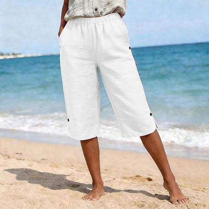 ⏰ -50% – Solo per un periodo limitato! Pantaloni capri estivi traspiranti da donna