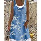 ⭐ Oltre 5.000 recensioni positive! Abito da donna a due pezzi in finta denim stampato