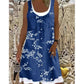 ⭐ Oltre 5.000 recensioni positive! Abito da donna a due pezzi in finta denim stampato