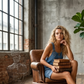 Tuta intera casual da donna in denim