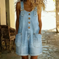 Tuta intera casual da donna in denim