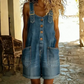 Tuta intera casual da donna in denim