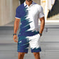 👕☀️ OFFERTA LAMPO SCONTO DEL 50%! Completo da uomo composto da polo e pantaloncini – Tessuto in poliestere traspirante, colletto classico, elastico in vita, 10 colori, taglie dalla S alla 4XL ✨