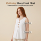 Gilet senza maniche in cotone e lino con scollo a V da donna