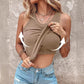 ⏰Women's Ribbed Tank Top with Shelf Bra