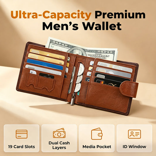 🎁Hot Sale 50% OFF🔥Men's Vintage RFID Blocking Wallet
