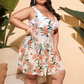 📢📢50% OFF !! ⏰Women's Floral Print One Piece Swim Dress