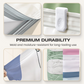 No-Pump Vacuum Storage Bags, Extra Large Space Saver, 3-Second Compression, Airtight Seal, 80% Space Saving, Durable PA+PE, for Clothes & Bedding
