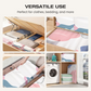 No-Pump Vacuum Storage Bags, Extra Large Space Saver, 3-Second Compression, Airtight Seal, 80% Space Saving, Durable PA+PE, for Clothes & Bedding