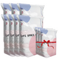 No-Pump Vacuum Storage Bags, Extra Large Space Saver, 3-Second Compression, Airtight Seal, 80% Space Saving, Durable PA+PE, for Clothes & Bedding