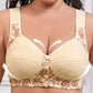 Wire-Free Support Bra with Wide Straps
