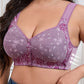 Wire-Free Support Bra with Wide Straps