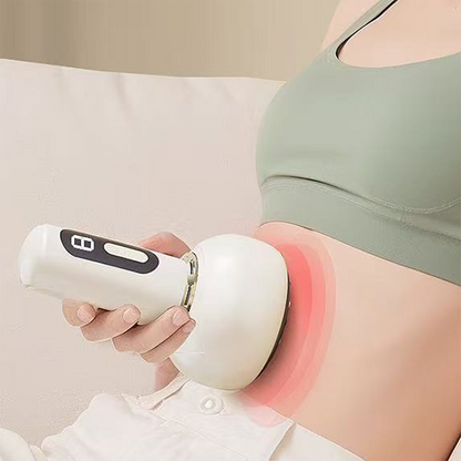 Electric Meridian Massage Brush and Smart Cupping Device with Heat