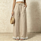 ✨New Arrival✨Flowy Wide Leg Pants with Dual Pockets – Breathable Fabric for All-Day Comfort