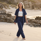 ✨New Arrival✨👖 2-Piece Set with Short Sleeve Top & Flowy Wide-Leg Pants – Perfect for Summer Days