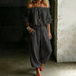 Women's Off Shoulder Jumpsuit