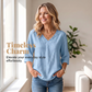 Trending Now⭐👚 Flowy V-Neck Top with Breezy Silhouette