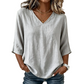 Trending Now⭐👚 Flowy V-Neck Top with Breezy Silhouette