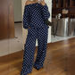 🔥Limited-Time Offer-Women's Off-Shoulder Polka Dot 2-Piece Set