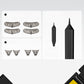 👩🏼‍🎨One palette completes all your eye makeup looks！👀3-in-1 Eyeliner and Lower Lash Stamp Kit
