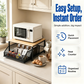🎉 2026 Sale — Over 33,500 Sold! 🍳 2-Tier Microwave Stand with Slide-Out Drawer – Space Saving Kitchen Countertop Organizer 🗄️✨
