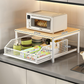 🎉 2026 Sale — Over 33,500 Sold! 🍳 2-Tier Microwave Stand with Slide-Out Drawer – Space Saving Kitchen Countertop Organizer 🗄️✨