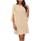 New Arrival✨🌸 Elegant Cape Sleeve Dress in Solid Colors – Breezy & Flattering for Any Occasion