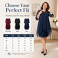 Lace Overlay High-Low Dress – Elegant & Soft Fabric Finish