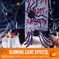 Hairy Spider with Large Web Halloween Outdoor Decoration