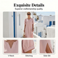 Women's Loose Fit V-Neck Dress with Side Slit