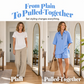 Women Casual Two Piece Set Short Sleeve Half Zip Top and Shorts