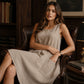 Women's Sleeveless Loose Dress with Pockets