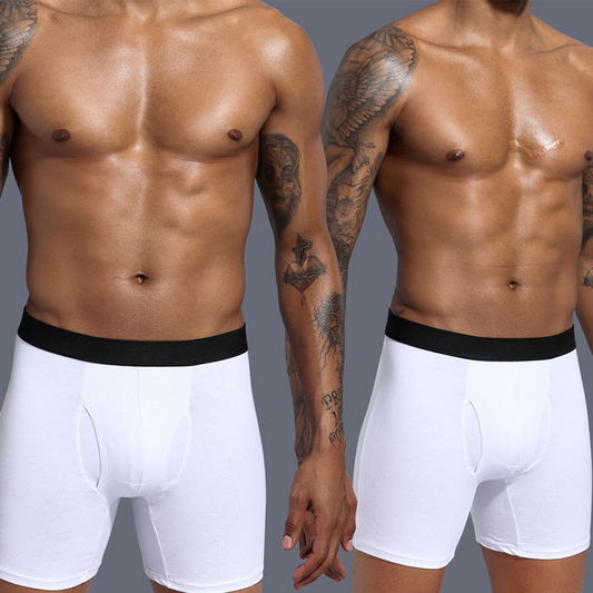 Men's Breathable Long Boxer Briefs