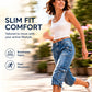 Women's Straight Leg Capri Jeans
