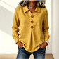 Women's Elegant Lapel Collar Button Top