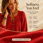 Women's 3/4 Sleeve Loose Fit Tunics Top