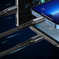 Buy 1 Get 1 Free! Transparent Luminous 3-in-1 Super Fast Charging Cable