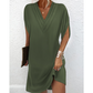 Women's Summer V-Neck Batwing Sleeve Dress