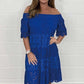 Lace Hollow Patchwork Strapless Dress For Women