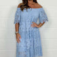 Lace Hollow Patchwork Strapless Dress For Women