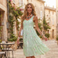 ⌛Limited-Time Offer-Women's Sleeveless O-Neck Tiered Midi Dress