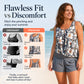 Women's Floral Print Tankini Two-Piece Swimsuit