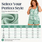 Women's Floral Print Tankini Two-Piece Swimsuit