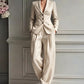 Women's Casual Blazer & Trousers 2-Piece Suit