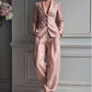 Women's Casual Blazer & Trousers 2-Piece Suit
