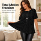 Flattering Pleated Plus Blouse