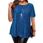 Flattering Pleated Plus Blouse